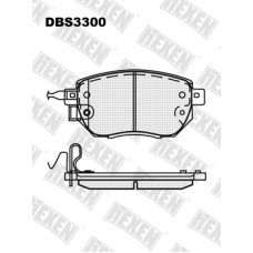DBS3300 / Гальмівні колодки hEXEN
