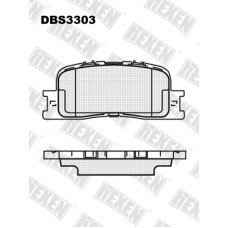 DBS3303 / Гальмівні колодки hEXEN