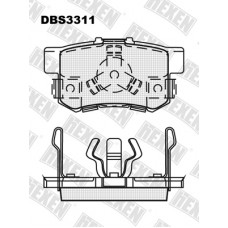 DBS3311 / Гальмівні колодки hEXEN