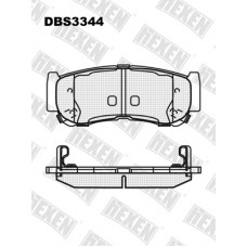 DBS3344 / Гальмівні колодки hEXEN