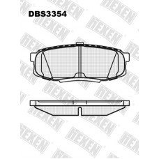 DBS3354 / Гальмівні колодки hEXEN
