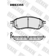 DBS3355 / Гальмівні колодки hEXEN