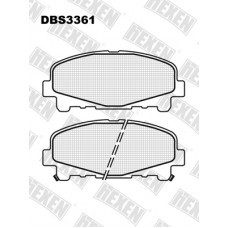 DBS3361 / Гальмівні колодки hEXEN