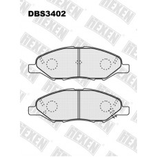 DBS3402 / Гальмівні колодки hEXEN