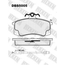 DBS5005 / Гальмівні колодки hEXEN