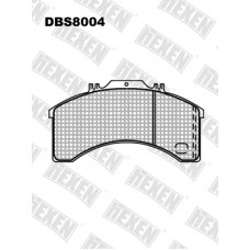 HEXEN DBS8004 / Тормозые колодки