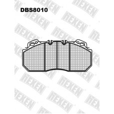 HEXEN DBS8010 / Тормозые колодки