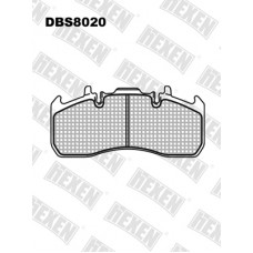 HEXEN DBS8020 / Тормозые колодки
