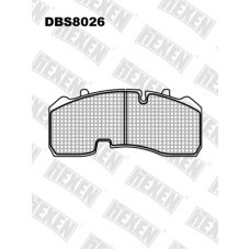 HEXEN DBS8026 / Тормозые колодки