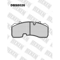HEXEN DBS8026 / Тормозые колодки