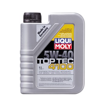 LIQUI MOLY Top Tec 4100 5W-40 1л Синтетична моторна олива LIQUI MOLY Top Tec 4100 5W-40 1л Синтетична моторна олива