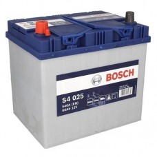 BOSCH S4025 12v 60Ah EN540A L+ (Asia) / Аккумулятор