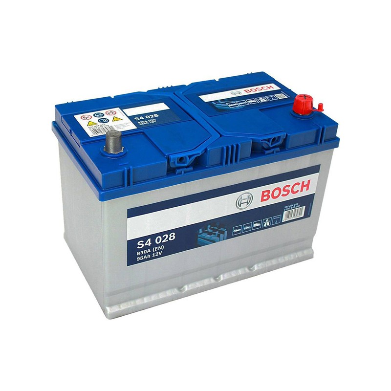 BOSCH S4028 12v 95Ah EN830A R+ (Asia) / Акумулятор