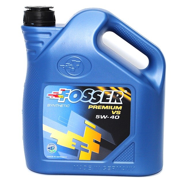 FOSSER Premium VS 5W-40 5л Синтетическое моторное масло FOSSER Premium VS 5W-40 5л Синтетическое моторное масло