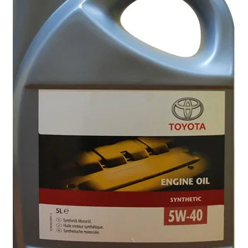 TOYOTA Engine Oil 5W-40 5л Синтетическое моторное масло
