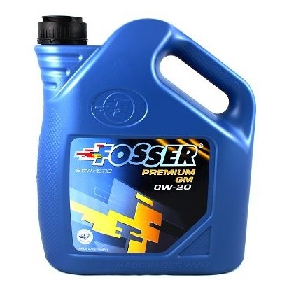 FOSSER Premium GM 0W-20 5л Синтетическое моторное масло FOSSER Premium GM 0W-20 5л Синтетическое моторное масло