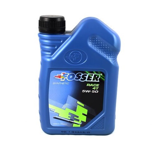 FOSSER Race 4T 5W-50 1л Синтетическое моторное масло для четырёхтактных двигателей FOSSER Race 4T 5W-50 1л Синтетическое моторное масло для четырёхтактных двигателей