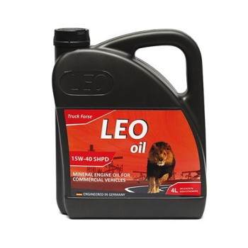 LEO OIL Truck Forse SHPD 15W-40 4л Минеральное моторное масло для коммерческого транспорта