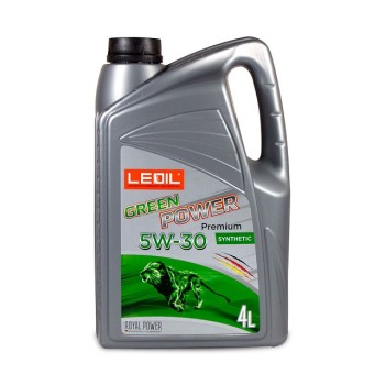 LEOIL Green Power Premium 5W-30 4 л Синтетична моторна олива для легкових авто LEOIL Green Power Premium 5W-30 4 л Синтетична моторна олива для легкових авто