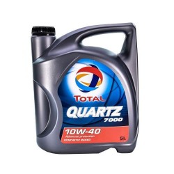 TOTAL Quartz D 7000 10W40 (SN) 5L  Полусинтетическое моторное масло