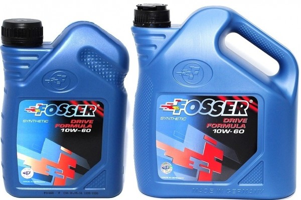 Моторное масло Fosser Drive Formula 10W-60 - для любителей экстремальной езды!