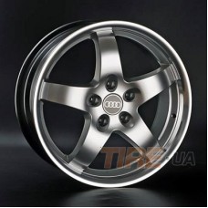 Replica Audi (A01) 10,5x22 5x112 ET19 DIA66,6 (gloss black milling)