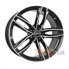 Replica Audi (A5228) 9x20 5x112 ET33 DIA66,6 (matt grey machined face)