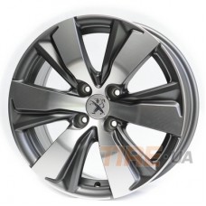 Replica Peugeot (RX416) 6,5x16 4x108 ET30 DIA65,1 (silver)