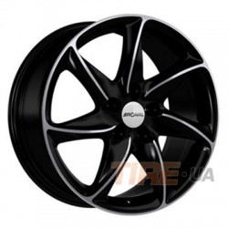 Ronal R51 Basis 8x17 5x120 ET45 DIA72,6 (jet black front diamond cut)