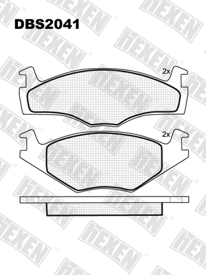 Каталог HEXEN DBS2041 / Тормозые колодки Каталог HEXEN DBS2041 / Тормозые колодки