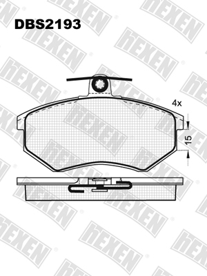 Каталог DBS2193 / Гальмівні колодки hEXEN Каталог DBS2193 / Гальмівні колодки hEXEN