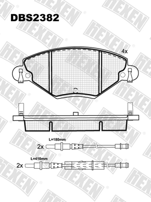 Каталог DBS2382 / Гальмівні колодки hEXEN Каталог DBS2382 / Гальмівні колодки hEXEN