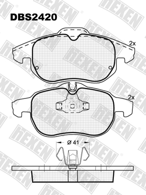 Каталог DBS2420 / Гальмівні колодки hEXEN Каталог DBS2420 / Гальмівні колодки hEXEN