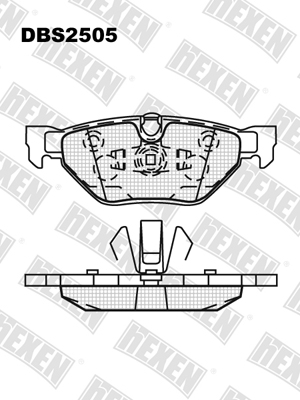 Каталог DBS2505 / Гальмівні колодки hEXEN Каталог DBS2505 / Гальмівні колодки hEXEN