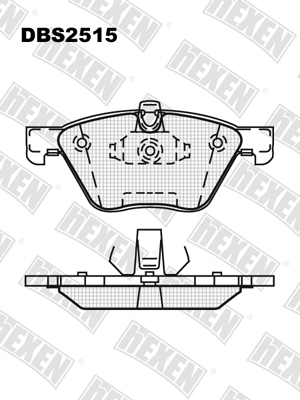 Каталог DBS2515 / Гальмівні колодки hEXEN Каталог DBS2515 / Гальмівні колодки hEXEN