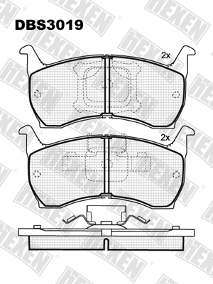 Каталог DBS3019 / Гальмівні колодки hEXEN Каталог DBS3019 / Гальмівні колодки hEXEN
