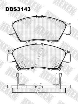 Каталог DBS3143 / Гальмівні колодки hEXEN Каталог DBS3143 / Гальмівні колодки hEXEN