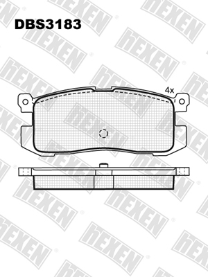 Каталог DBS3183 / Гальмівні колодки hEXEN Каталог DBS3183 / Гальмівні колодки hEXEN
