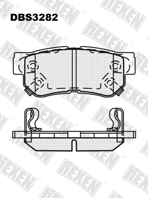 Каталог DBS3282 / Гальмівні колодки hEXEN Каталог DBS3282 / Гальмівні колодки hEXEN