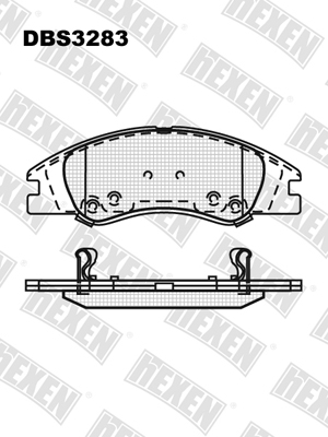 Каталог DBS3283 / Гальмівні колодки hEXEN Каталог DBS3283 / Гальмівні колодки hEXEN