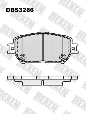 Каталог DBS3286 / Гальмівні колодки hEXEN Каталог DBS3286 / Гальмівні колодки hEXEN
