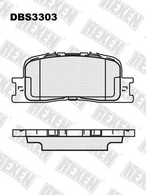 Каталог DBS3303 / Гальмівні колодки hEXEN Каталог DBS3303 / Гальмівні колодки hEXEN