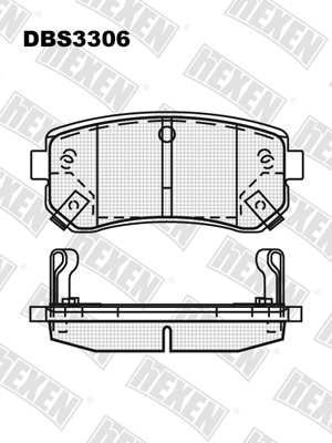 Каталог DBS3306 / Гальмівні колодки hEXEN Каталог DBS3306 / Гальмівні колодки hEXEN