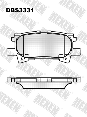 Каталог DBS3331 / Гальмівні колодки hEXEN Каталог DBS3331 / Гальмівні колодки hEXEN