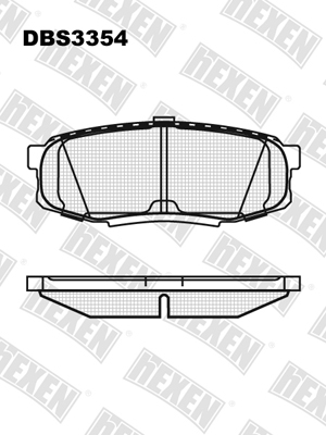 Каталог DBS3354 / Гальмівні колодки hEXEN Каталог DBS3354 / Гальмівні колодки hEXEN
