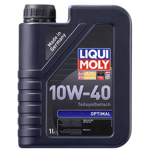 Каталог LIQUI MOLY Optimal 10W-40 1л Полусинтетическое моторное масло