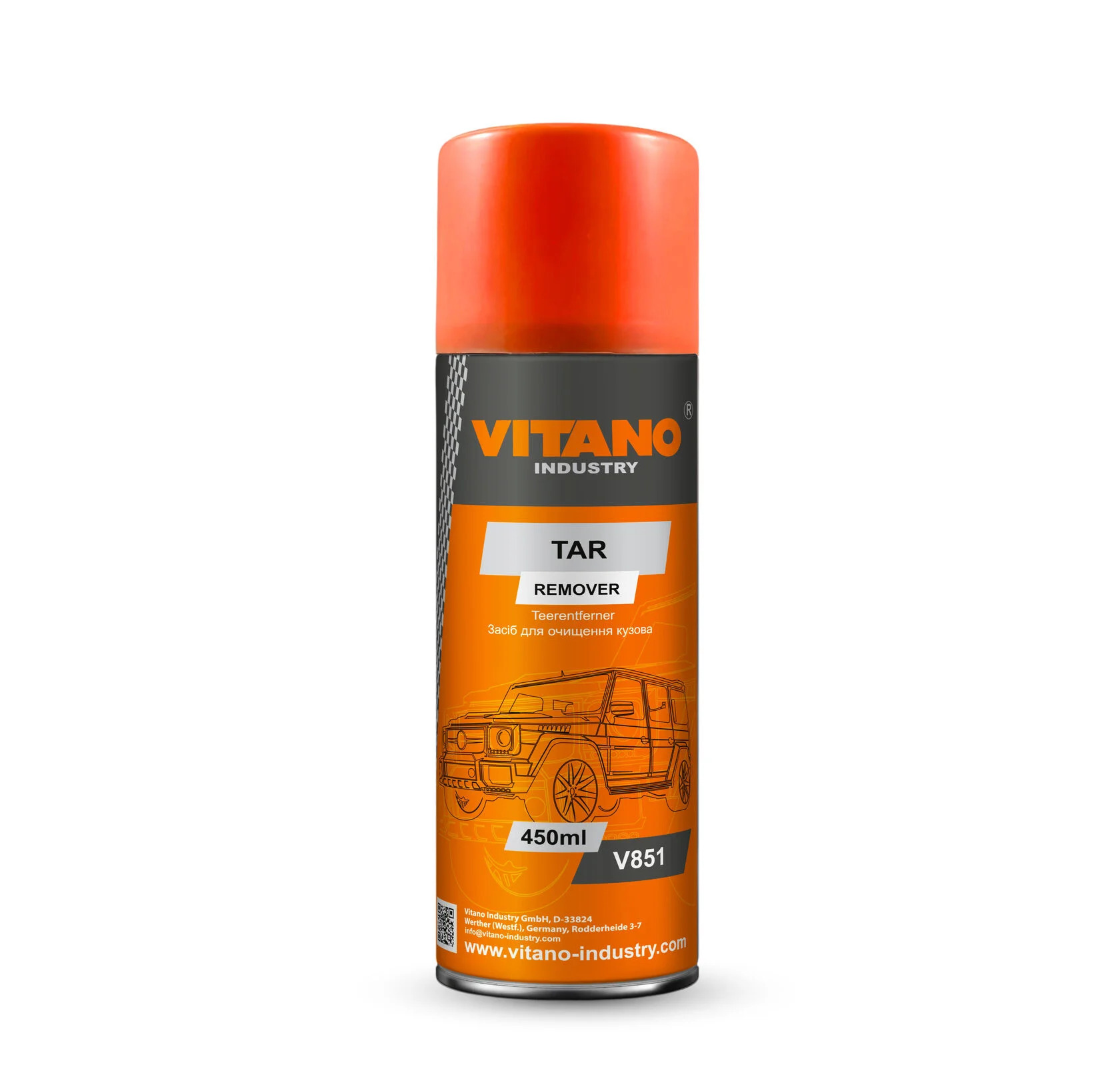 Каталог VITANO V851 Tar Remover/ Очисник кузова від бітуму та смоли 450 мл. Каталог VITANO V851 Tar Remover/ Очисник кузова від бітуму та смоли 450 мл.