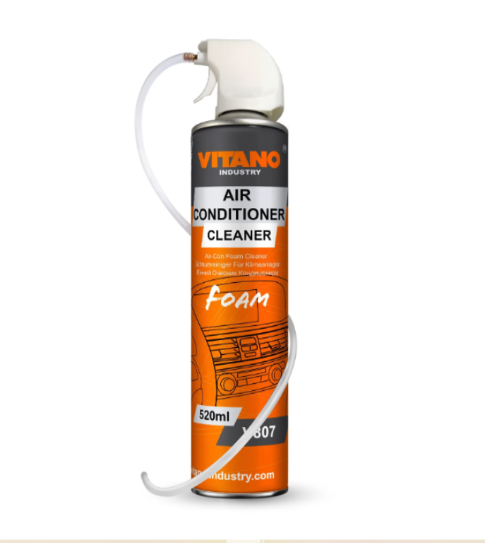 Каталог VITANO V807 Air-con foam Cleaner / Очищувач кондиціонера 520 мл Каталог VITANO V807 Air-con foam Cleaner / Очищувач кондиціонера 520 мл