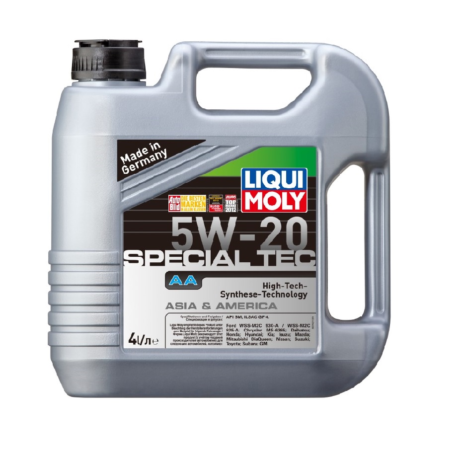 Каталог LIQUI MOLY Special Tec AA 5W-20 4л Синтетическое моторное масло