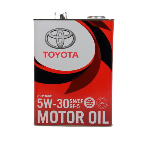 Каталог TOYOTA Motor Oil 5W-30 4л Синтетическое моторное масло